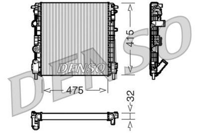 Kylare - Kylare, motorkylning DENSO DRM23015