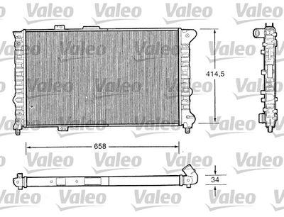 Kylare - Kylare, motorkylning VALEO 732505