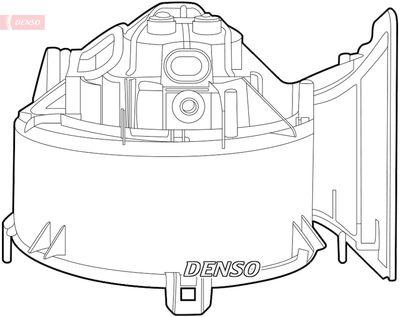 Fläktmotor - Kupéfläkt DENSO DEA20006