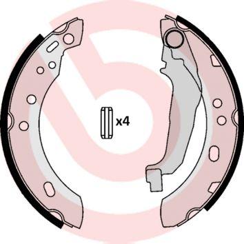 Bromsbackar - Bromsbackar, sats BREMBO S 56 507