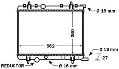 Kylare - Kylare, motorkylning MAHLE CR 1434 000S