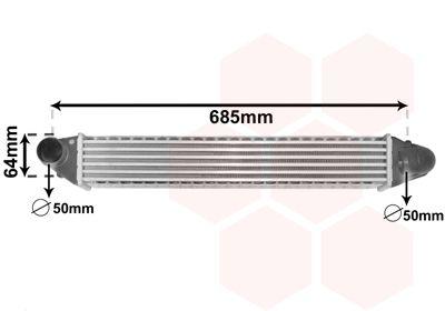 Intercooler - Laddluftkylare VAN WEZEL 58004248