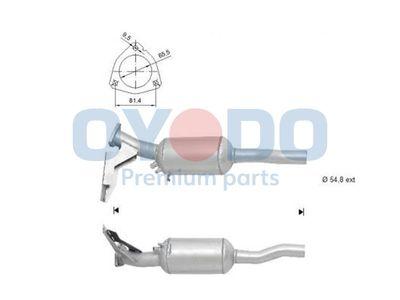 Dieselpartikelfilter - Sot-/partikelfilter, avgassystem OYODO 20N0122-OYO