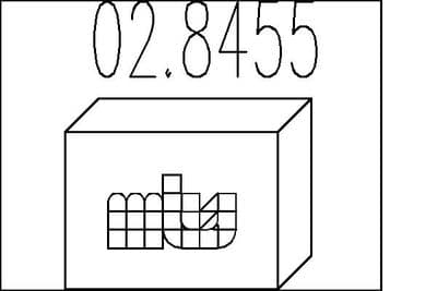 Monteringssats, dämpare - Monteringssats, ljuddämpare MTS 02.8455
