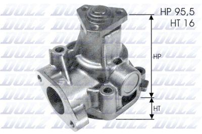 Vattenpump - Vattenpump, motorkylning DOLZ L155