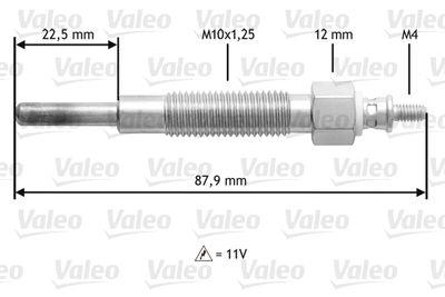 Glödstift - Glödstift VALEO 345157