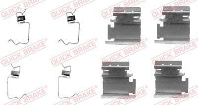 Bromssystem tillbehör - Tillbehörssats, skivbromsbelägg QUICK BRAKE 109-1218