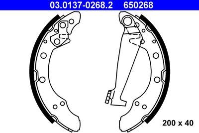 Bromsbackar - Bromsbackar, sats ATE 03.0137-0268.2