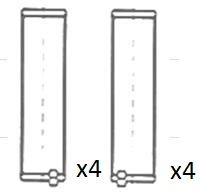 Vevaxellager - Vevstakslager FAI AUTOPARTS BB2015-STD