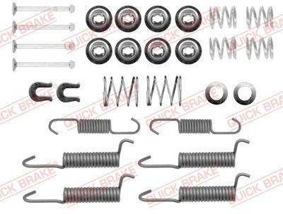 Handbroms delar - Tillbehörssats, bromsbackar, parkeringsbroms QUICK BRAKE 105-0821