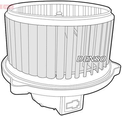 Fläktmotor - Kupéfläkt DENSO DEA43011