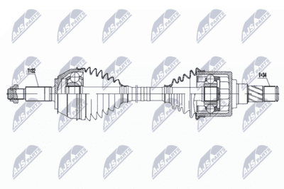 Drivaxel - Drivaxel NTY NPW-NS-132