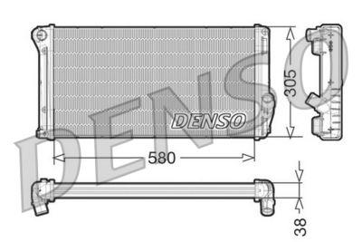 Kylare - Kylare, motorkylning DENSO DRM13020