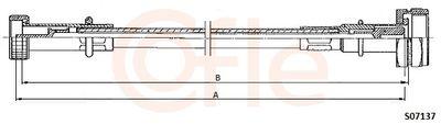 Hastighetsmätarvajer - Hastighetsmätaraxel COFLE 92.S07137