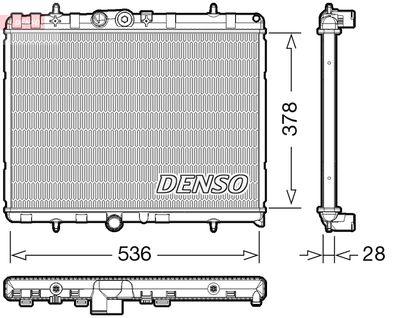 Kylare - Kylare, motorkylning DENSO DRM07004