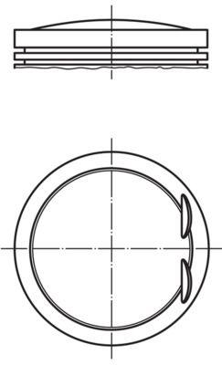 Kolv - Kolv MAHLE 028 PI 00128 000