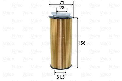 Oljefilter - Oljefilter VALEO 586603