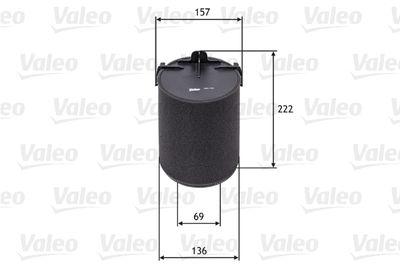 Luftfilter - Luftfilter VALEO 585742