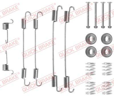 Bromstrummedelar - Tillbehörssats, bromsbackar QUICK BRAKE 105-0750