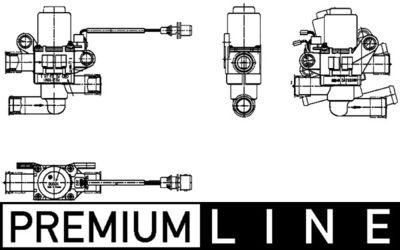 Värmereglerventil - Magnetventil, AC MAHLE AVS 1 000P