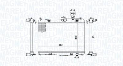 Kylare - Kylare, motorkylning MAGNETI MARELLI 350213142100