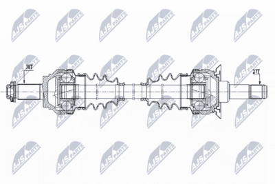 Drivaxel - Drivaxel NTY NPW-BM-153