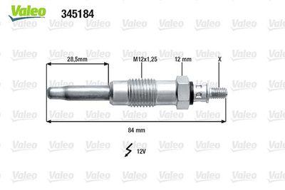 Glödstift - Glödstift VALEO 345184