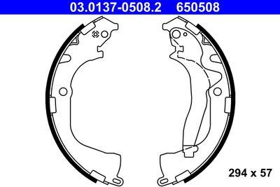 Bromsbackar - Bromsbackar, sats ATE 03.0137-0508.2