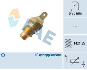 Kylvätsketemperatursensor - Sensor, kylmedelstemperatur FAE 31450