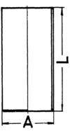 Cylindermantel - Cylinderhylsa KOLBENSCHMIDT 89825190