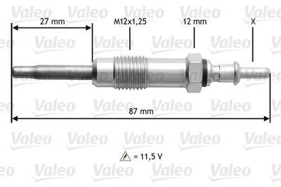 Glödstift - Glödstift VALEO 345151