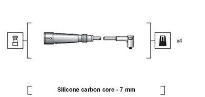 Tändkabel - Tändkabelsats MAGNETI MARELLI 941318111123