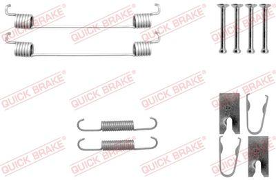 Bromstrummedelar - Tillbehörssats, bromsbackar QUICK BRAKE 105-0042