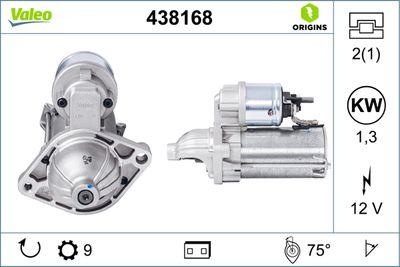 Startmotor - Startmotor VALEO 438168