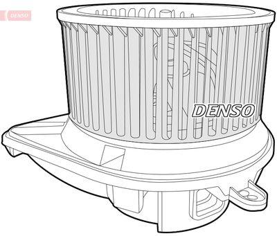 Fläktmotor - Kupéfläkt DENSO DEA17009