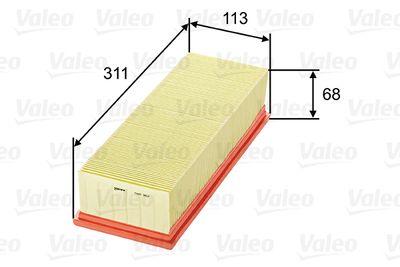 Luftfilter - Luftfilter VALEO 585362