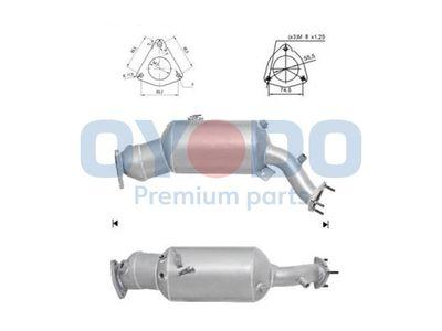 Dieselpartikelfilter - Sot-/partikelfilter, avgassystem OYODO 20N0109-OYO