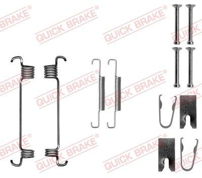 Handbroms delar - Tillbehörssats, bromsbackar, parkeringsbroms QUICK BRAKE 105-0875