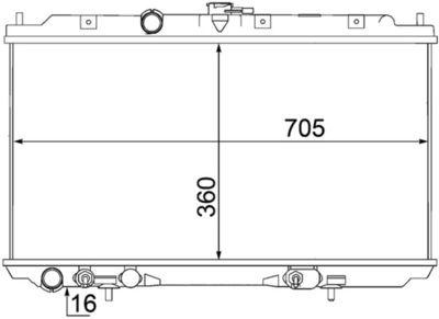 Kylare - Kylare, motorkylning MAHLE CR 1488 000S