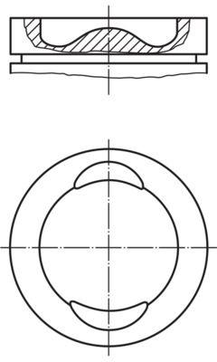 Kolv - Kolv MAHLE 029 98 00