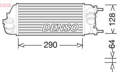 Intercooler - Laddluftkylare DENSO DIT09115