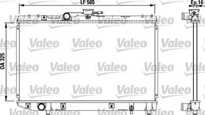 Kylare - Kylare, motorkylning VALEO 732543