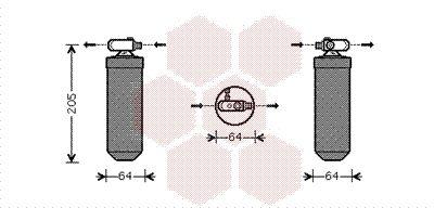 Torkfilter - Torkare,m klimatanläggning VAN WEZEL 4000D303