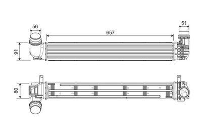 Intercooler - Laddluftkylare VALEO 818878