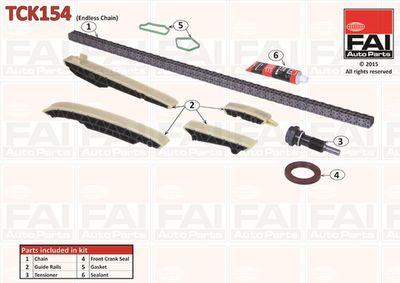 Kamkedjesats - Transmissionskedjesats FAI AUTOPARTS TCK154