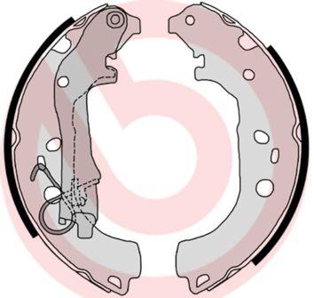 Bromsbackar - Bromsbackar, sats BREMBO S 23 518