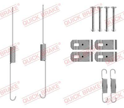 Bromstrummedelar - Tillbehörssats, bromsbackar QUICK BRAKE 105-0888