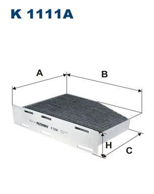 Pollenfilter - Filter, kupéventilation FILTRON K 1111A