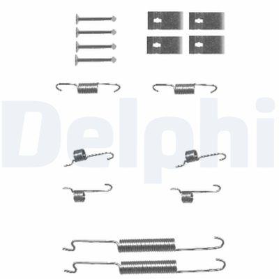 Bromstrummedelar - Tillbehörssats, bromsbackar DELPHI LY1341