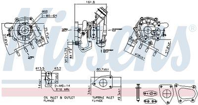 Turboladdare - Laddare, laddsystem NISSENS 93233